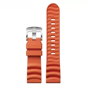 Orange Genuine Rubber Strap 24 mm, FPX.2405.35Q.K