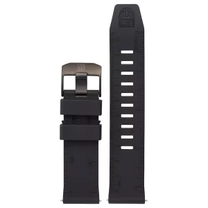 Black Genuine Rubber Strap, 24 mm, FPX.8830.20B.2.K
