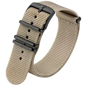Sand Nylon NATO Strap 23mm, FNX.2301.70B.K