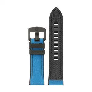 Blue Rubber Watch Strap, 24 mm , FPX.2404.23B.1.K