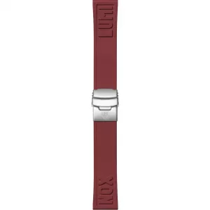 Dark Red Cut-to-Fit Rubber Strap, 24 mm, FPX.2406.32Q.K
